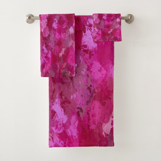 Boules de peinture rose chaud (En situation)