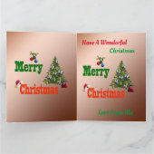 Boules de pelouse, carte de Noël géante, (Intérieur)