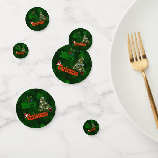 Boules de pelouse, Confetti de table de Noël (Groupe)