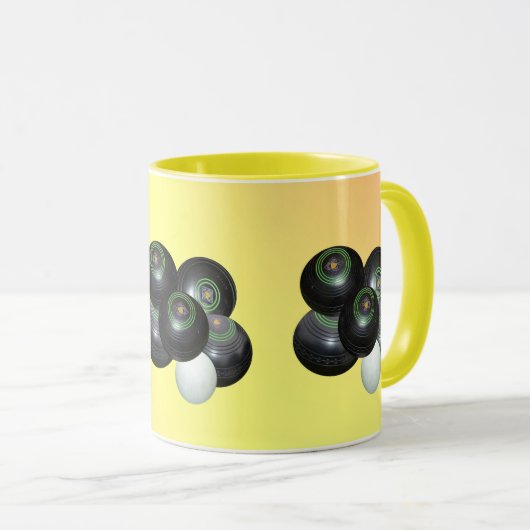 Boules de pelouse de brochettes de citron, Mug de  (Devant droit)