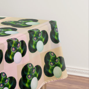 Boules de pelouse Green Block Motif, Nappe