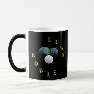 Boules de pelouse noires, Mug de café à morphes ma