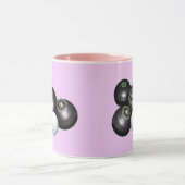Boules de pelouse roses, Mug de café (Centre)