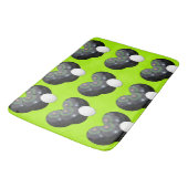 Boules de pelouse verte de chaux, tapis de bain en (Angle)