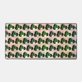 Boules de pelouse vertes Popart, Mat de bureau (Recto)