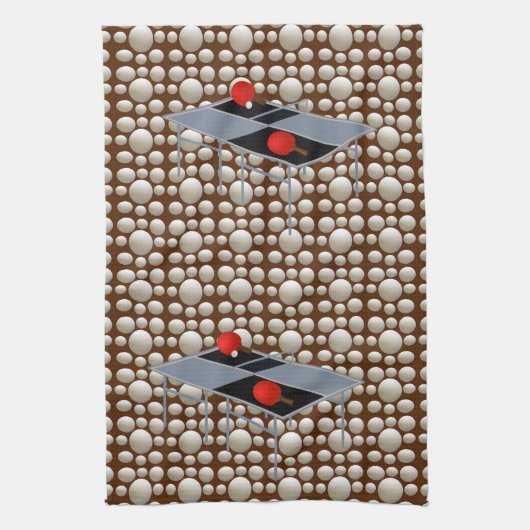 Boules De Ping Pong, Serviette De Plat (Vertical)