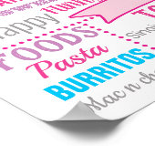 Boules de savon affiche de la fête d'anniversaire (Coin)