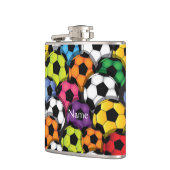 Boules de soccer colorées Flacon design (Gauche)