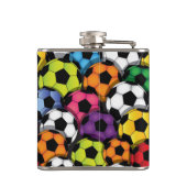 Boules de soccer colorées Flacon design (Dos)