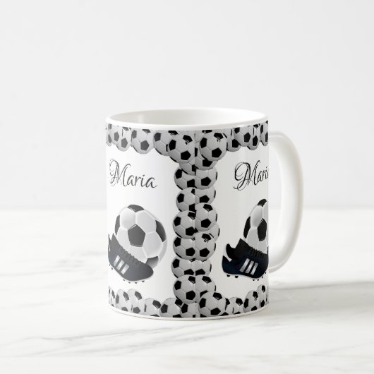 Boules de soccer Mug (Devant droit)