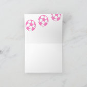 Boules de soccer roses - Merci (Intérieur)