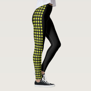 Boules De Tennis Sur Le Côté, Dames Leggings