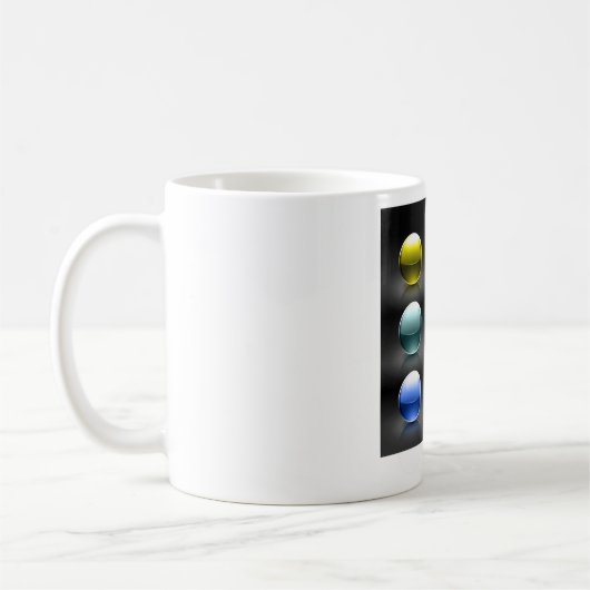 Boules de verre coloré Mug (Gauche)