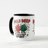 Boules Profond esprit de Noël Mug (Devant gauche)