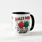 Boules Profond esprit de Noël Mug (Devant droit)