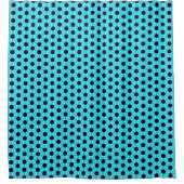 Boules Turquoise Rétro Rideau de douche (Devant)