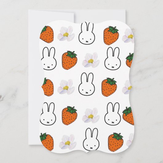 Boulet de fraise Invitation d'anniversaire (Dos)