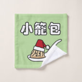 Boulette chinoise Dim Sum Père Noël ha de soupe à (Gant de toilette)