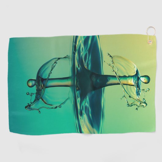 Boulette d'eau éclaboussant dans l'eau Serviettes (Horizontal)