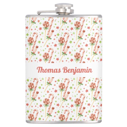 Boulettes de Noël Motif Flacon personnalisé (Devant)