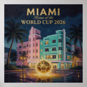Boulevard Art Déco de Miami Imprimé