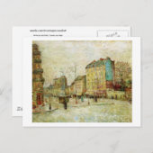 Boulevard de Clichy, Van Gogh Fine Art Briefkaart (Voorkant / Achterkant)