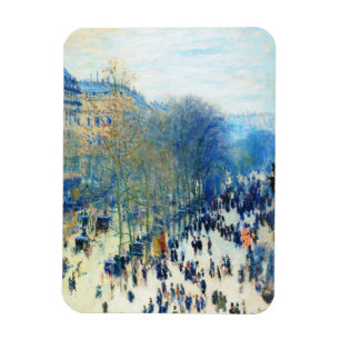 Boulevard des Capucines Claude Monet fine art Magneet