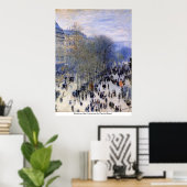 Boulevard des Capucines door Claude Monet Poster (Thuiskantoor)