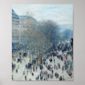 Boulevard des Capucines door Claude Monet Poster (Voorkant)