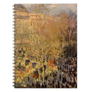 Boulevard des Capucines van Claude Monet, Fijne Ku Notitieboek
