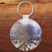 Boulevard des Capucines van Claude Monet, Fijne Ku Sleutelhanger (Voorkant)