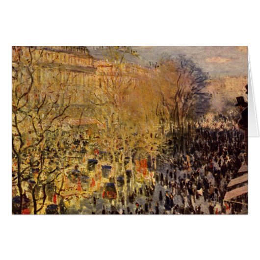 Boulevard des Capucines van Claude Monet, Fine Art (Voorkant Horizontaal)