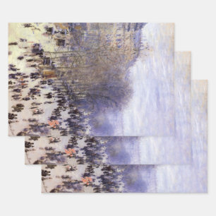 Boulevard des Capucines van Claude Monet, Fine Art Inpakpapier Vel