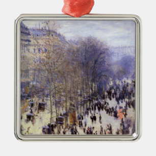 Boulevard des Capucines van Claude Monet, Fine Art Metalen Ornament