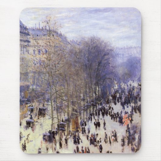 Boulevard des Capucines van Claude Monet, Fine Art Muismat (Voorkant)
