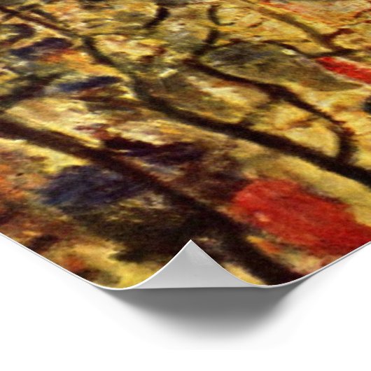 Boulevard des Capucines van Claude Monet, Fine Art Poster (Hoek)