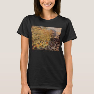 Boulevard des Capucines van Claude Monet, Fine Art T-shirt