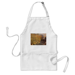 Boulevard des Capucines van Claude Monet, Schilder Standaard Schort