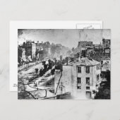 Boulevard du Temple Paris Frankrijk 1838 Briefkaart (Voorkant / Achterkant)