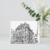 Boulevard Paris architectuur bohême rue existe en Briefkaart (Staand voorkant)