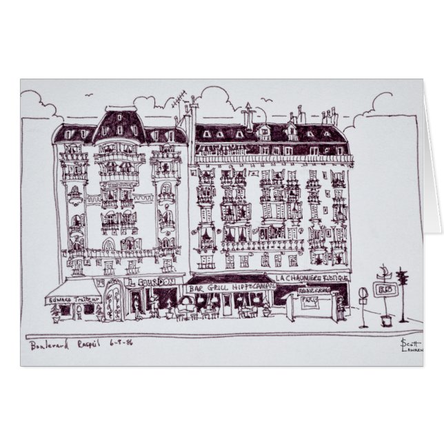 Boulevard Raspail, Paris, France (Devant horizontal)