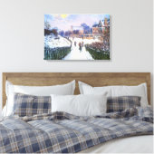 Boulevard Saint Denis Argenteuil door Claude Monet Canvas Afdruk (Insitu (Slaapkamer))