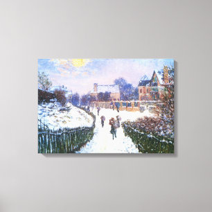 Boulevard Saint Denis Argenteuil door Claude Monet Canvas Afdruk