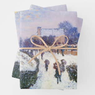 Boulevard Saint Denis Argenteuil door Claude Monet Inpakpapier Vel