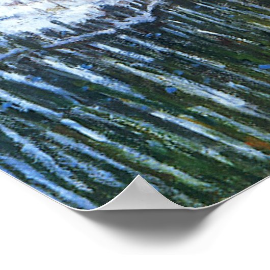 Boulevard Saint Denis Argenteuil door Claude Monet Poster (Hoek)