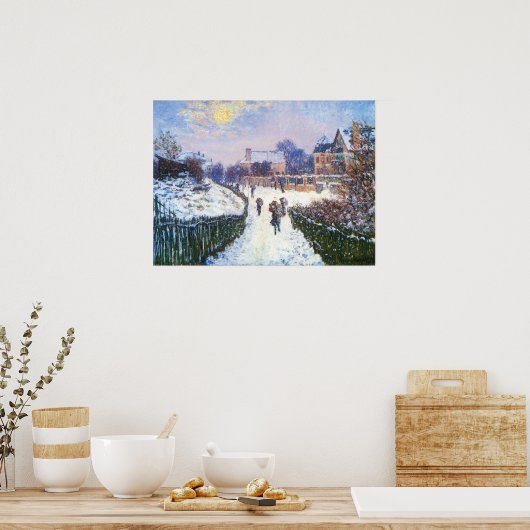 Boulevard Saint Denis Argenteuil door Claude Monet Poster (Keuken)