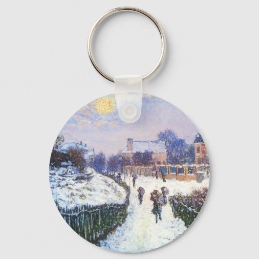 Boulevard Saint Denis Argenteuil door Claude Monet Sleutelhanger (Voorkant)