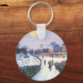 Boulevard Saint Denis Argenteuil door Claude Monet Sleutelhanger (Voorkant)
