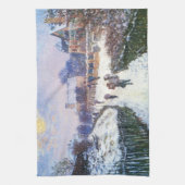 Boulevard Saint Denis Argenteuil door Claude Monet Theedoek (Verticaal)