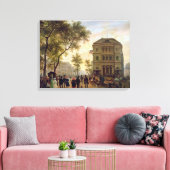 Boulevard Saint-Martin en het Theater de Canvas Afdruk (Insitu (Woonkamer))